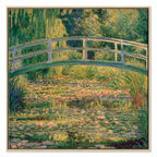 Monet Water Lilies Bridge Classic Canvas Print