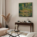Monet Water Lilies Bridge Classic Canvas Print