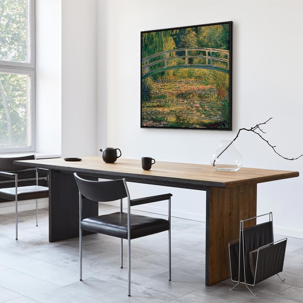 Monet Water Lilies Bridge Classic Canvas Print