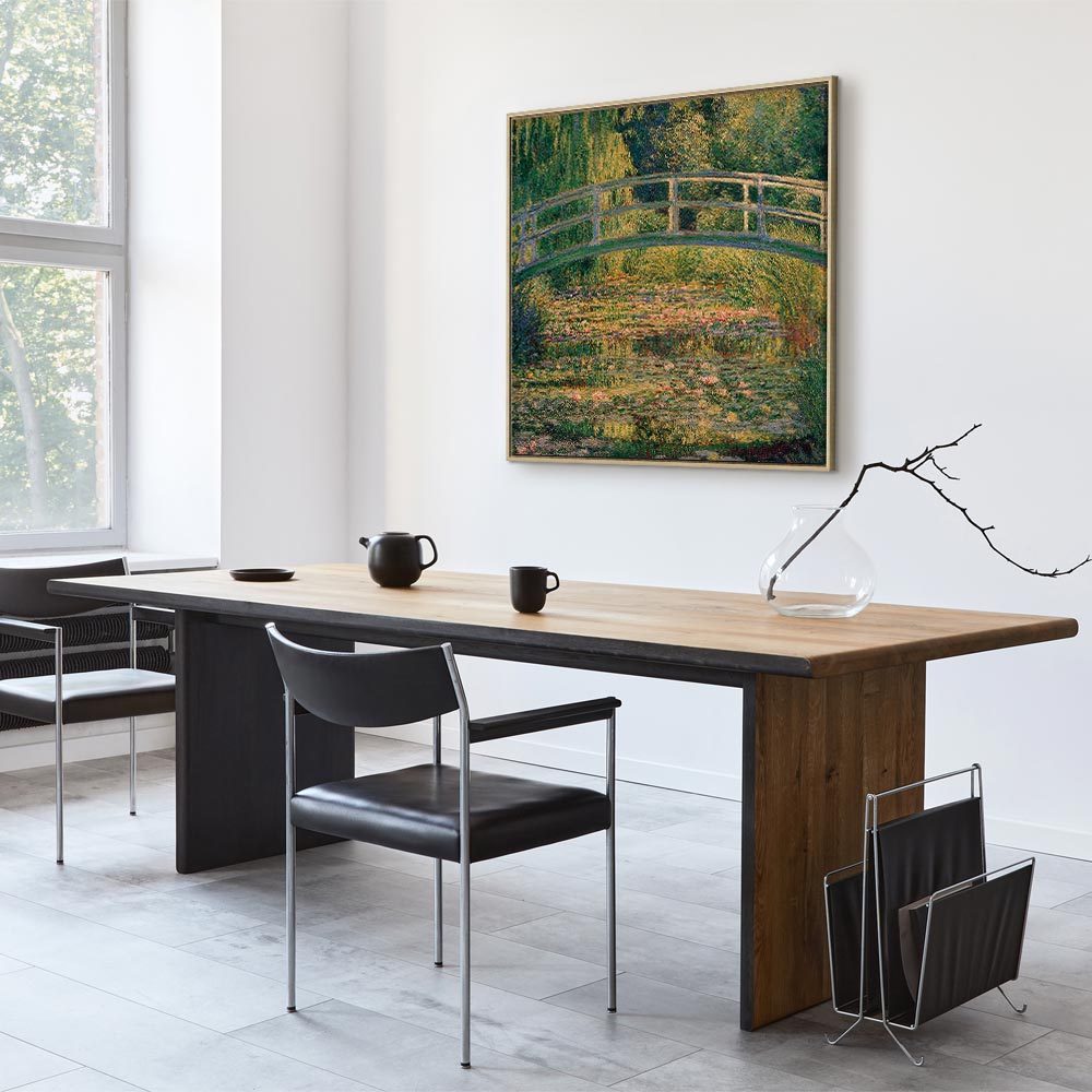 Monet Water Lilies Bridge Classic Canvas Print