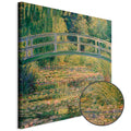 Monet Water Lilies Bridge Classic Canvas Print