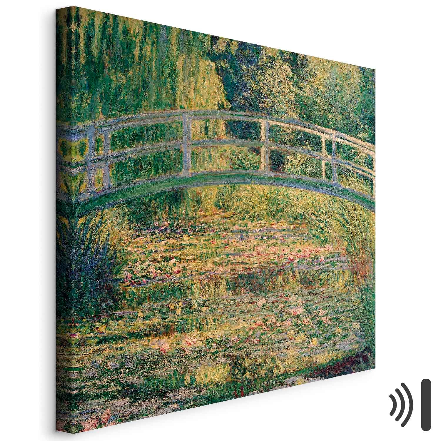 Monet Water Lilies Bridge Classic Canvas Print