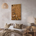 Gustav Klimt Expectation Classic Canvas Print