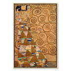 Gustav Klimt Expectation Classic Canvas Print