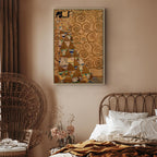 Canvas Print Gustav Klimt - Expectation