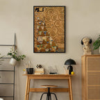 Canvas Print Gustav Klimt - Expectation