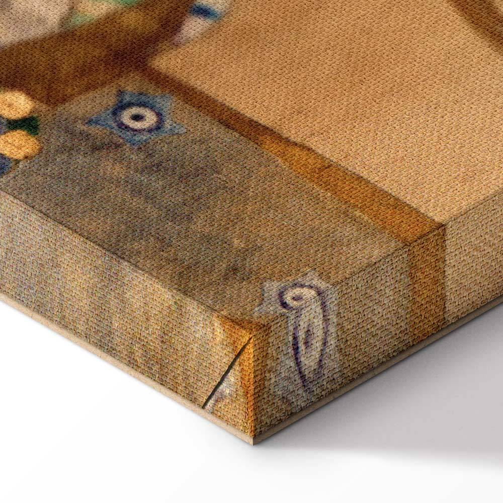 Gustav Klimt Expectation Classic Canvas Print