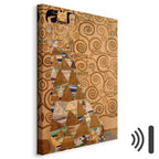 Gustav Klimt Expectation Classic Canvas Print