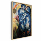 Leinwanddruck Der Turm der blauen Pferde (Franz Marc)