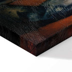 Blue Horses Expressionist Canvas Print