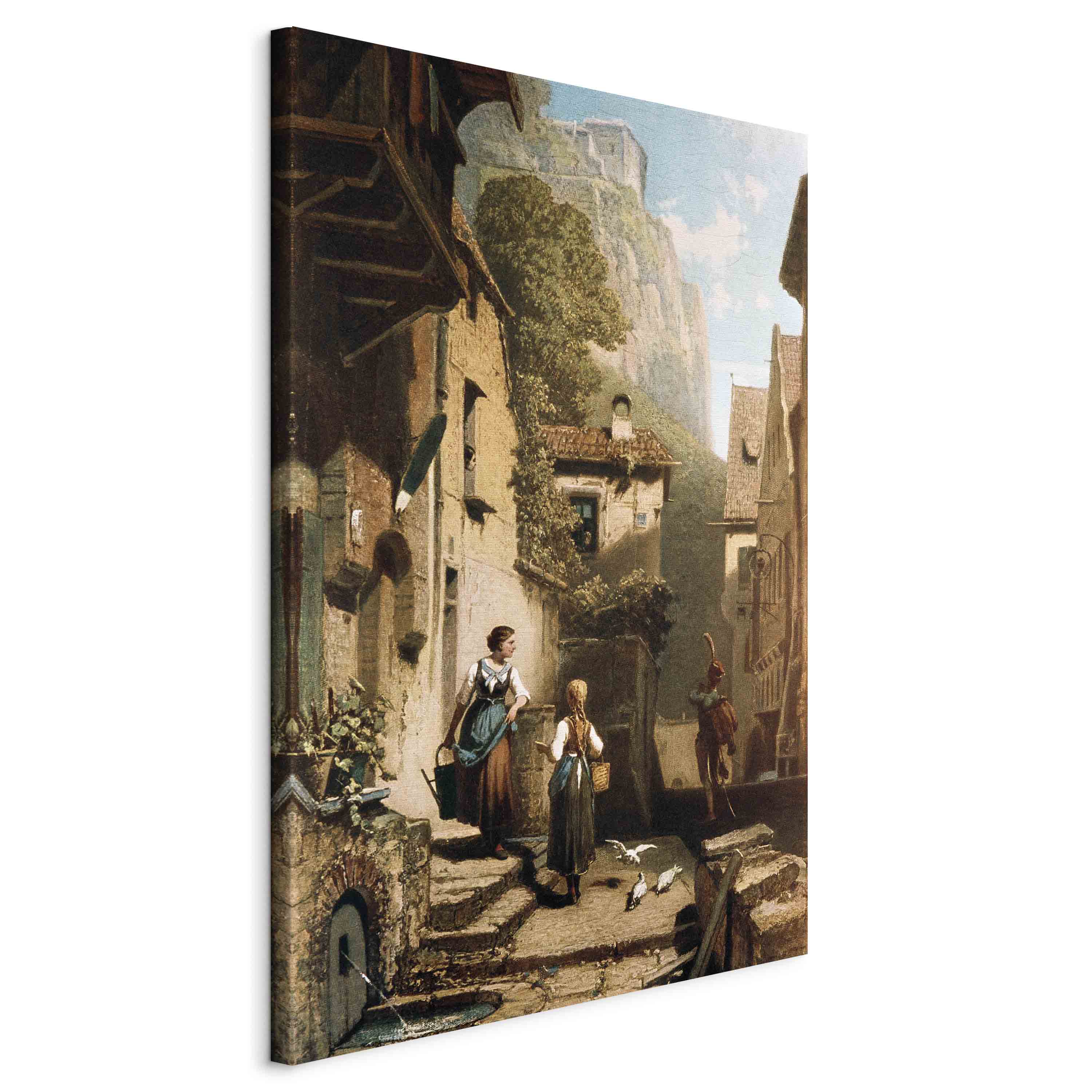 Canvas Print - Im DachstÃ¼bchen (Carl Spitzweg)