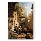 Carl Spitzweg Im Dachstübchen Classic Canvas Print