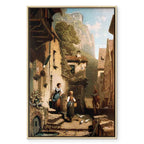 Carl Spitzweg Im Dachstübchen Classic Canvas Print