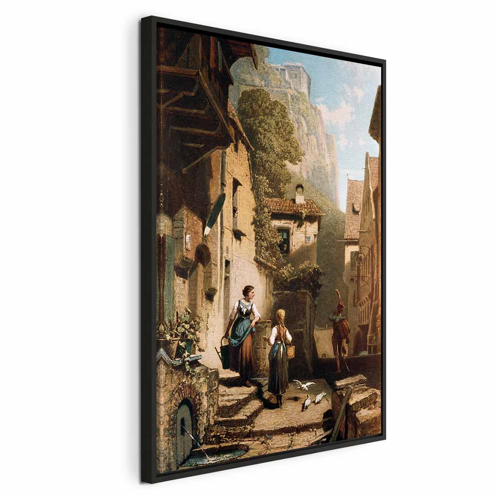 Canvas Print - Im DachstÃ¼bchen (Carl Spitzweg)