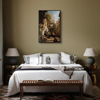 Leinwanddruck - Im Dachstübchen (Carl Spitzweg)