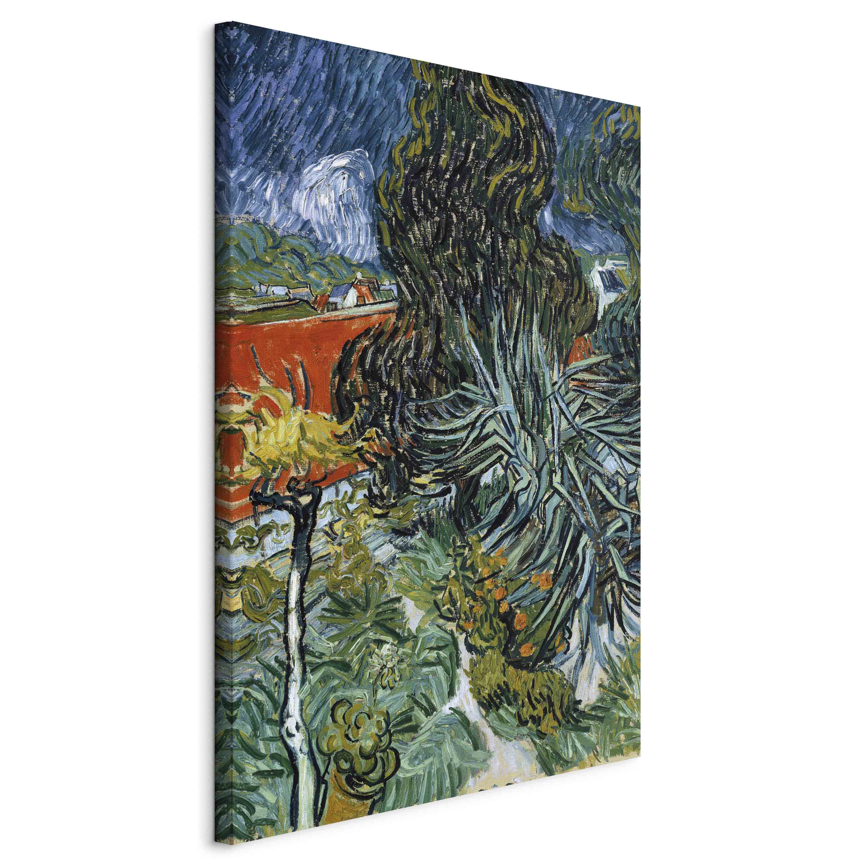 Canvas Print The Garden of Dr. Gachet in Auvers by Vincent van Gogh