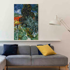 Canvas Print The Garden of Dr. Gachet in Auvers by Vincent van Gogh