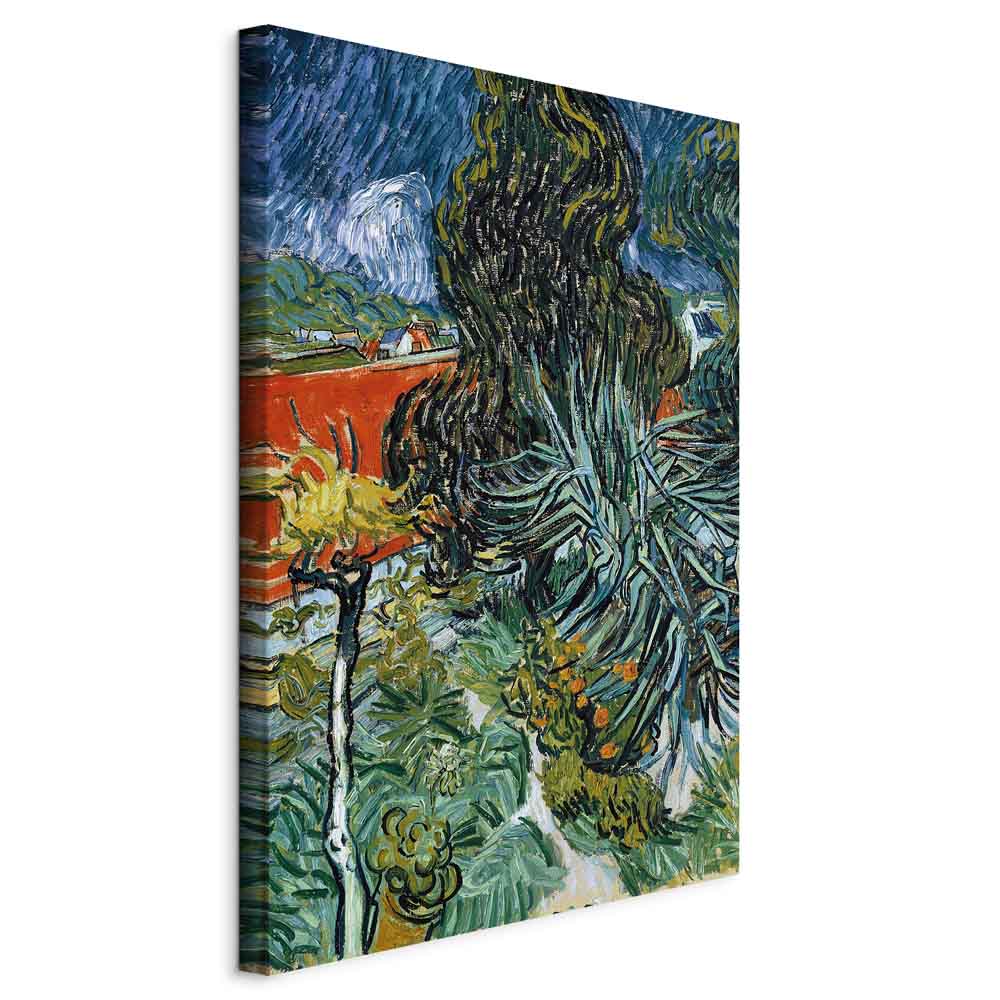 Canvas Print The Garden of Dr. Gachet in Auvers by Vincent van Gogh