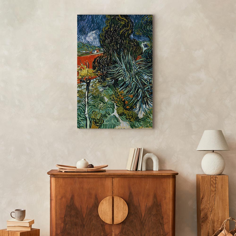 Canvas Print The Garden of Dr. Gachet in Auvers by Vincent van Gogh