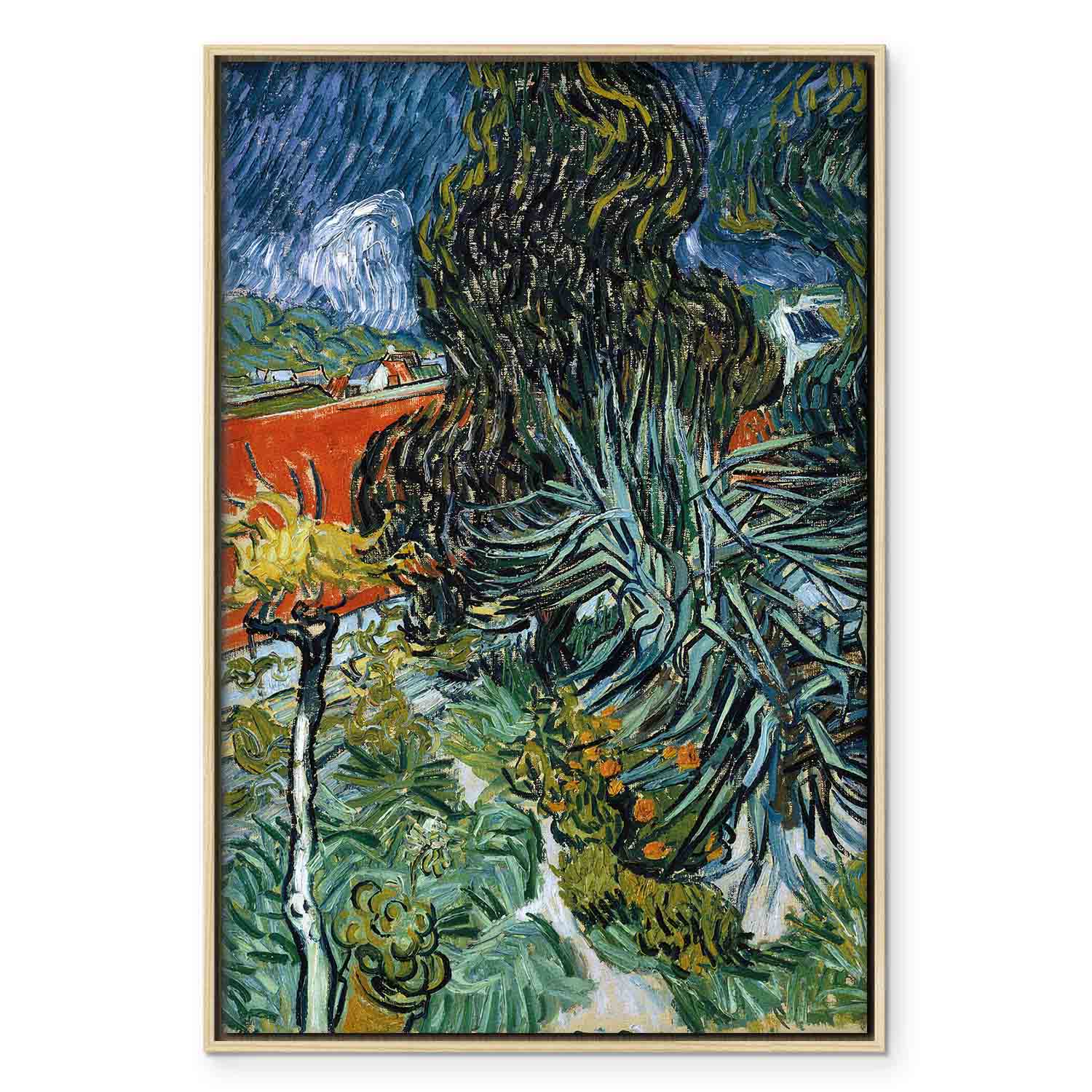 Van Gogh Garden at Auvers Classic Canvas Print