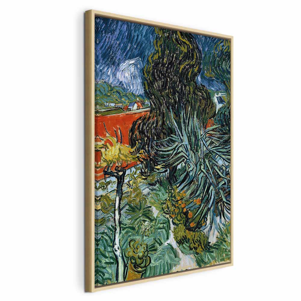 Canvas Print The Garden of Dr. Gachet in Auvers by Vincent van Gogh