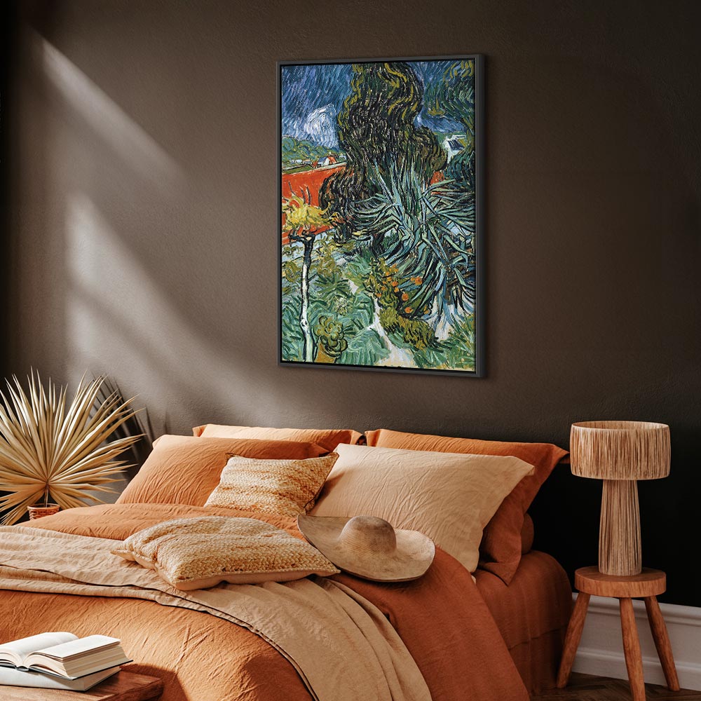 Canvas Print The Garden of Dr. Gachet in Auvers by Vincent van Gogh