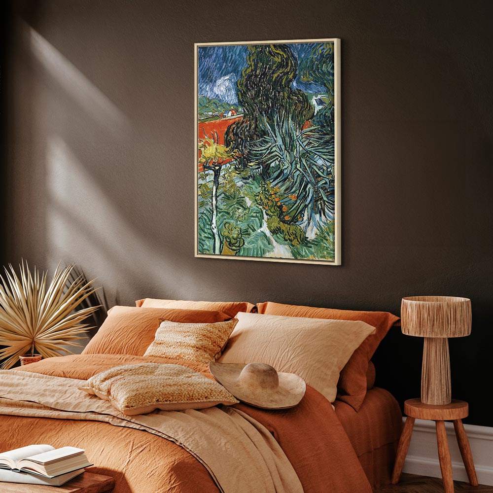 Canvas Print The Garden of Dr. Gachet in Auvers by Vincent van Gogh