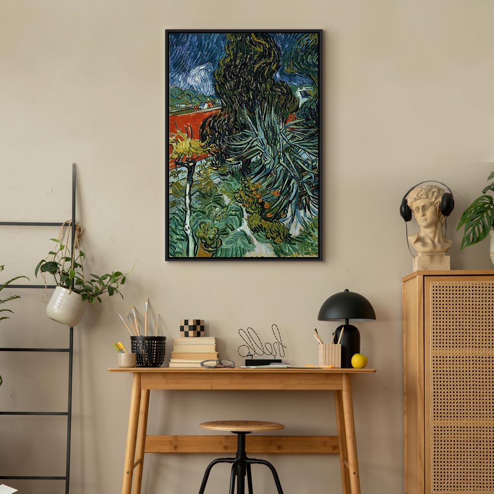 Canvas Print The Garden of Dr. Gachet in Auvers by Vincent van Gogh