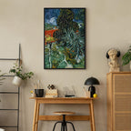 Canvas Print The Garden of Dr. Gachet in Auvers by Vincent van Gogh