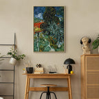 Canvas Print The Garden of Dr. Gachet in Auvers by Vincent van Gogh