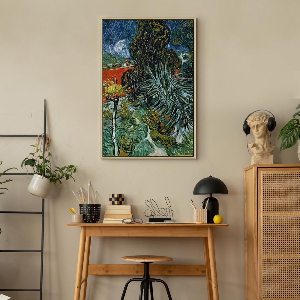 Canvas Print The Garden of Dr. Gachet in Auvers by Vincent van Gogh