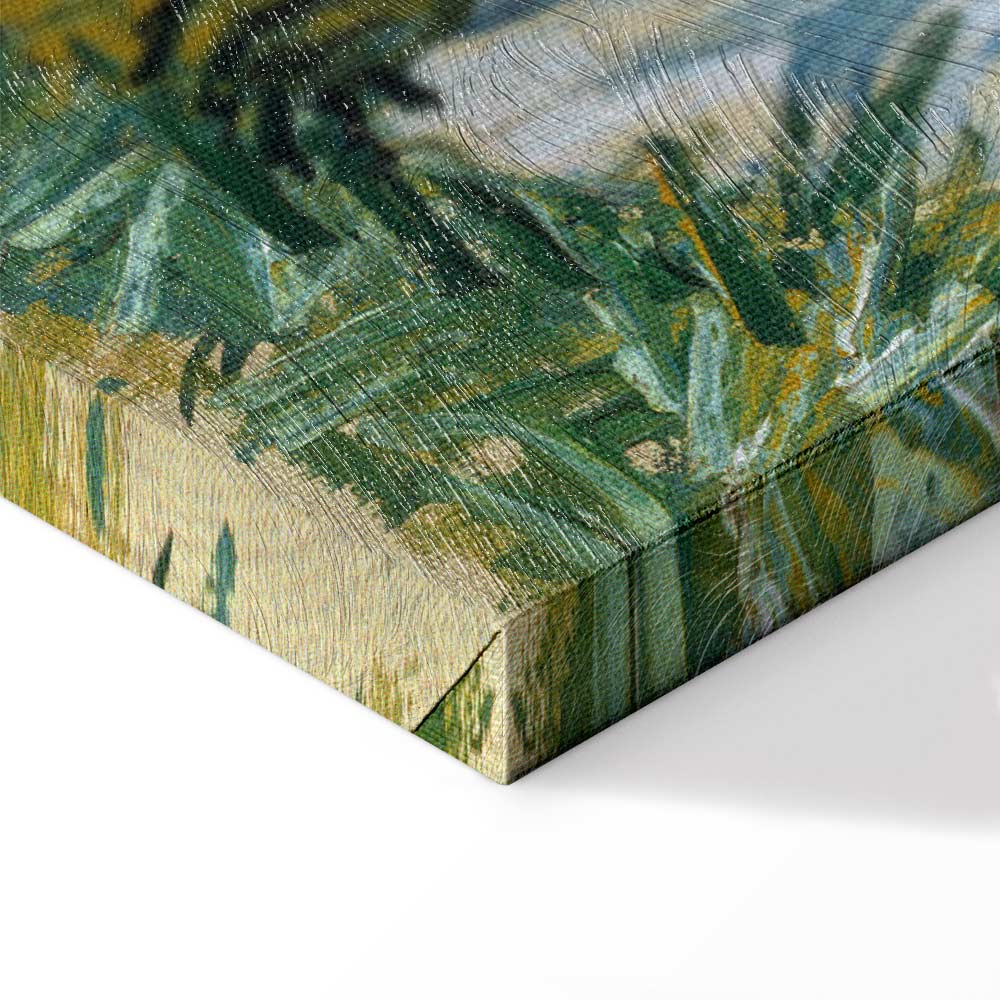 Van Gogh Garden at Auvers Classic Canvas Print