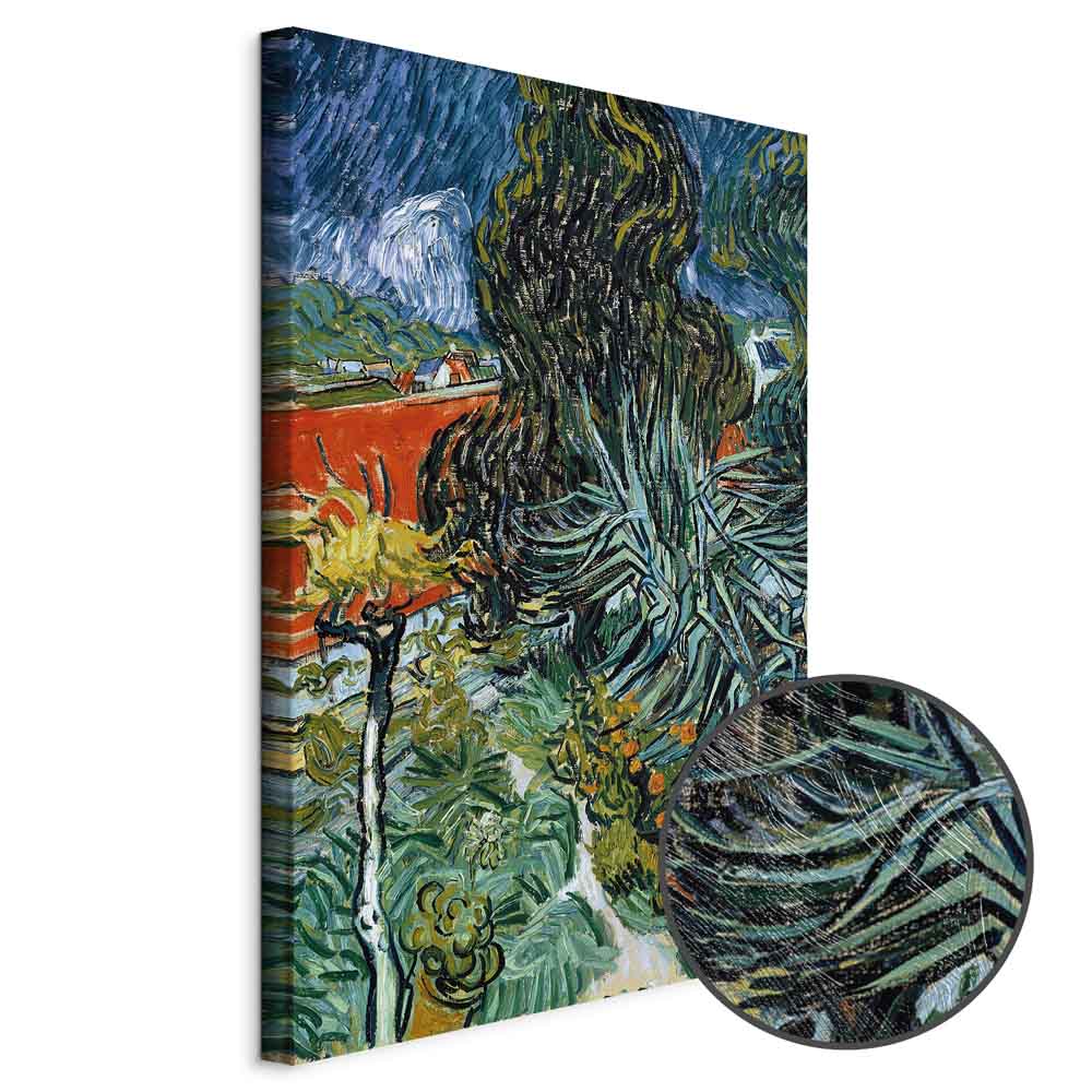 Van Gogh Garden at Auvers Classic Canvas Print