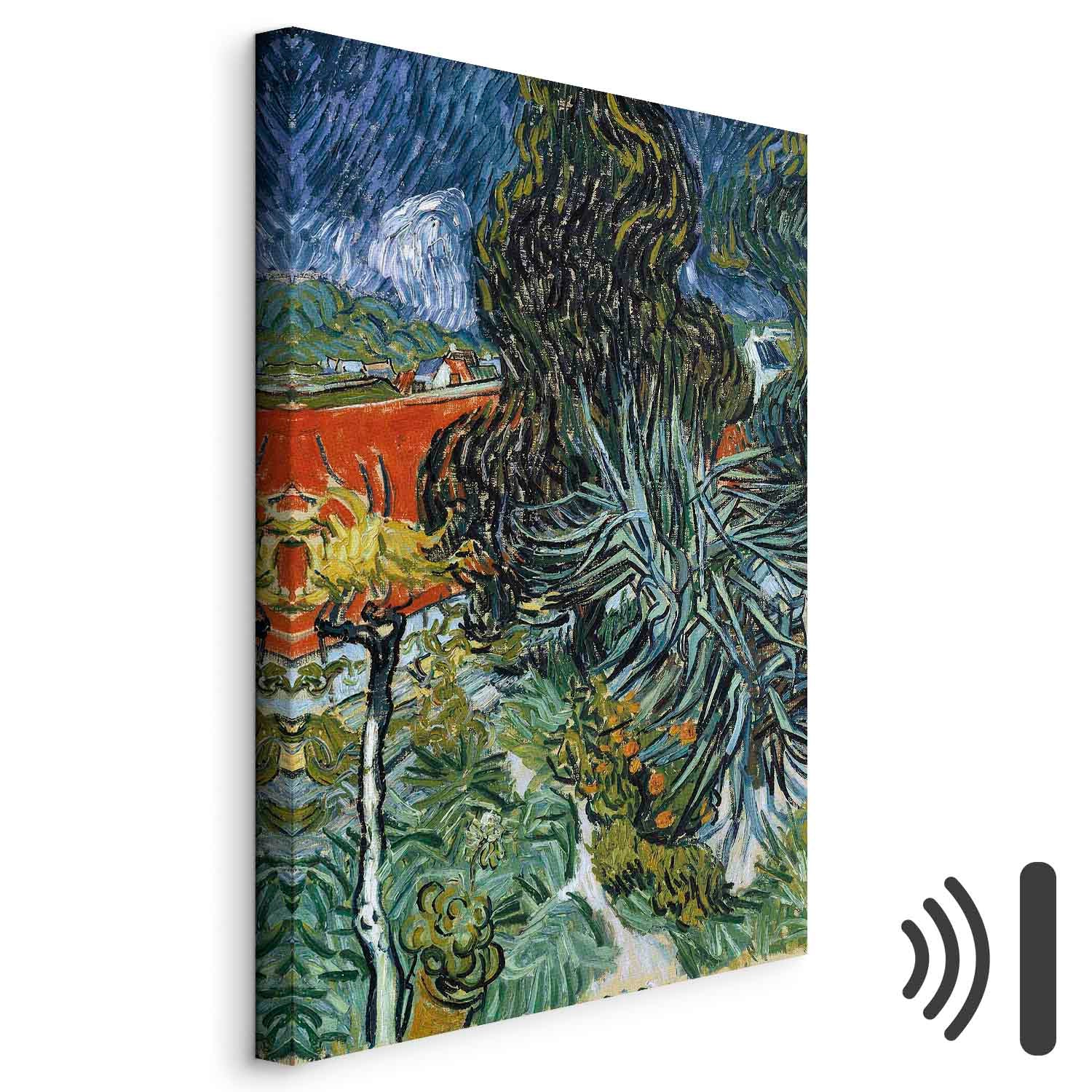 Van Gogh Garden at Auvers Classic Canvas Print