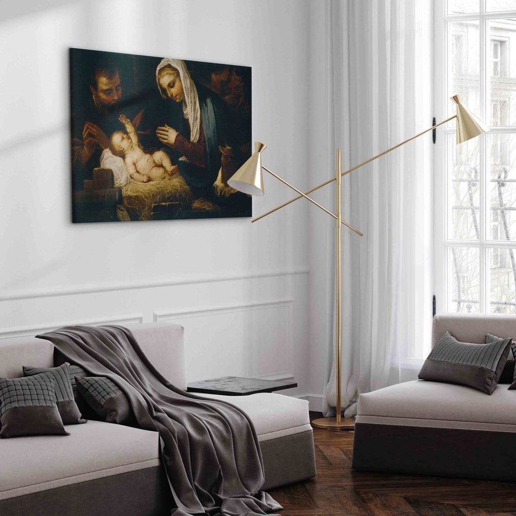 Tintoretto Holy Family Classic Canvas Print
