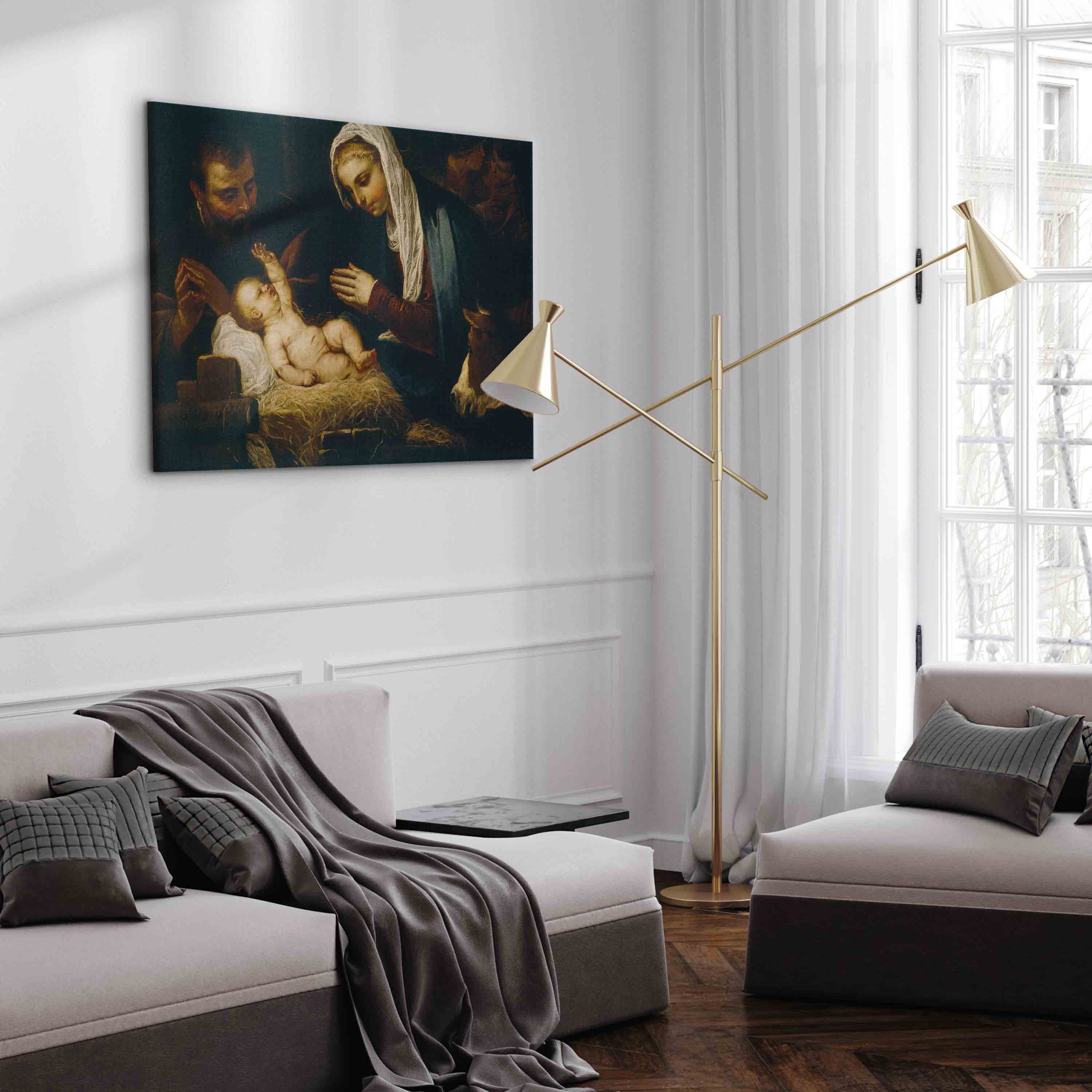 Tintoretto Holy Family Classic Canvas Print