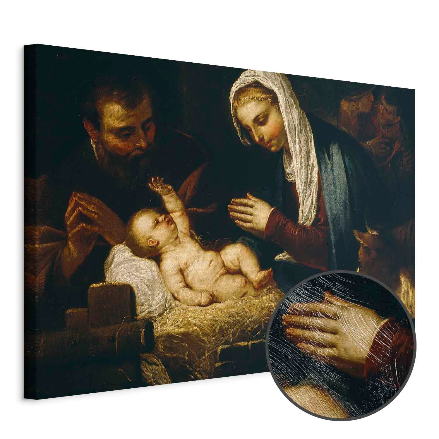 Tintoretto Holy Family Classic Canvas Print