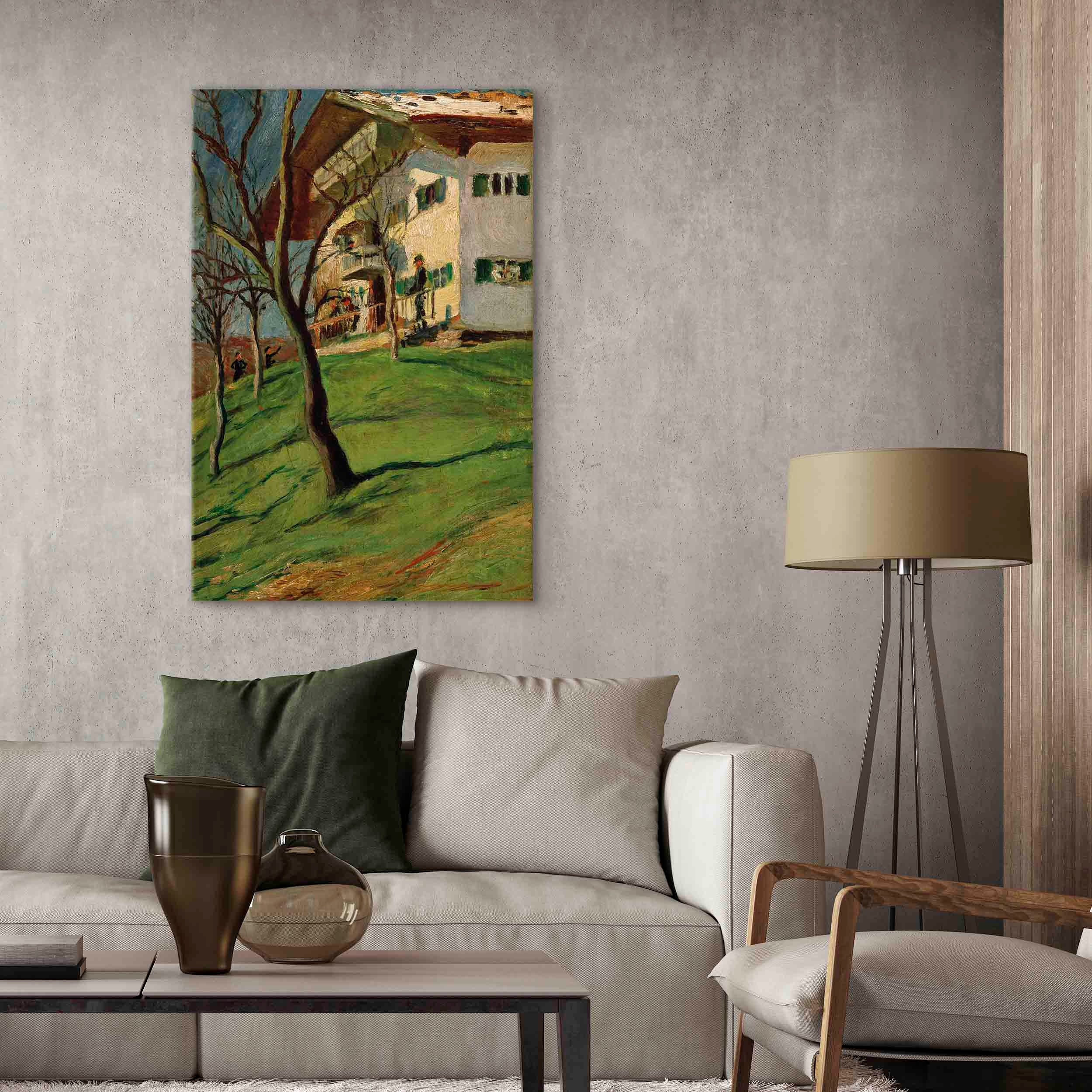 Canvas Print - Unser HÃ¤uschen in Tegernsee