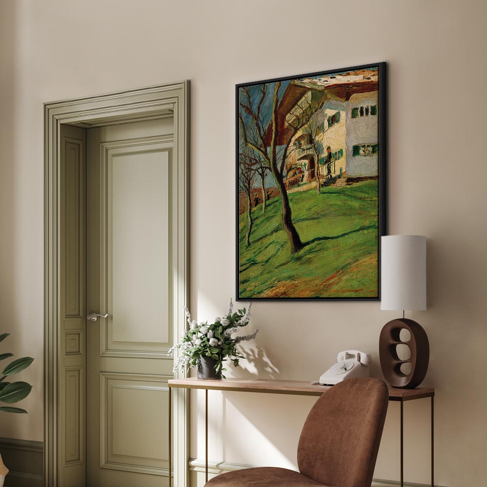 Leinwanddruck - Unser Häusern in Tegernsee