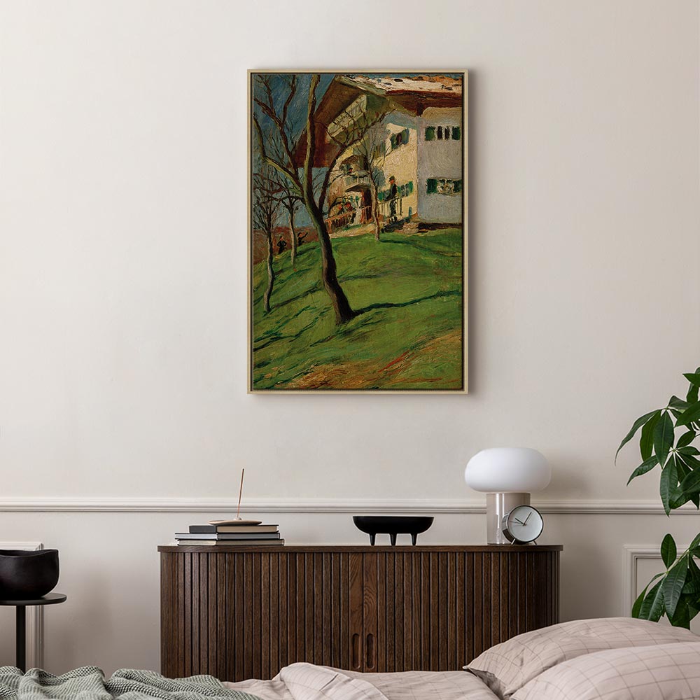 Leinwanddruck - Unser Häusern in Tegernsee