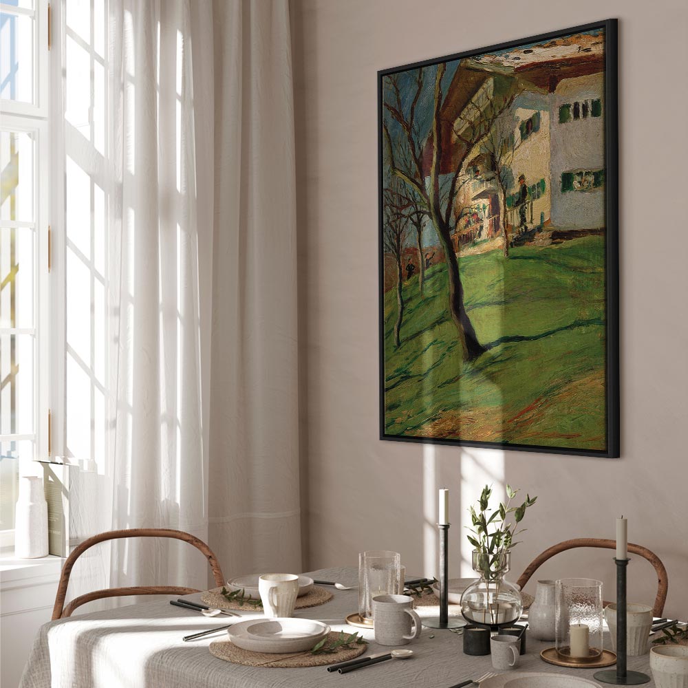 Leinwanddruck - Unser Häusern in Tegernsee