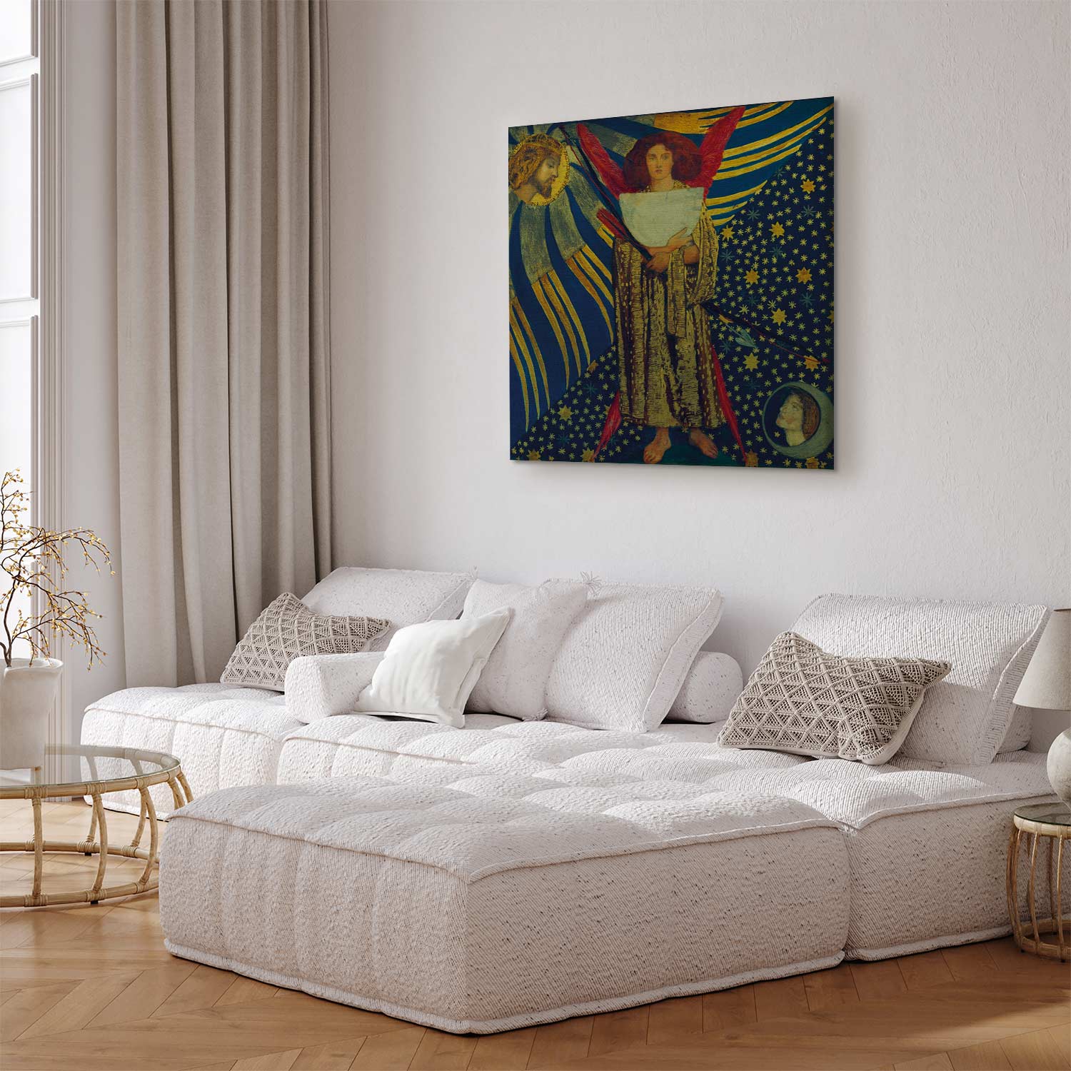 Rossetti Dantis Amor Classic Canvas Print