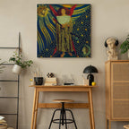 Rossetti Dantis Amor Classic Canvas Print