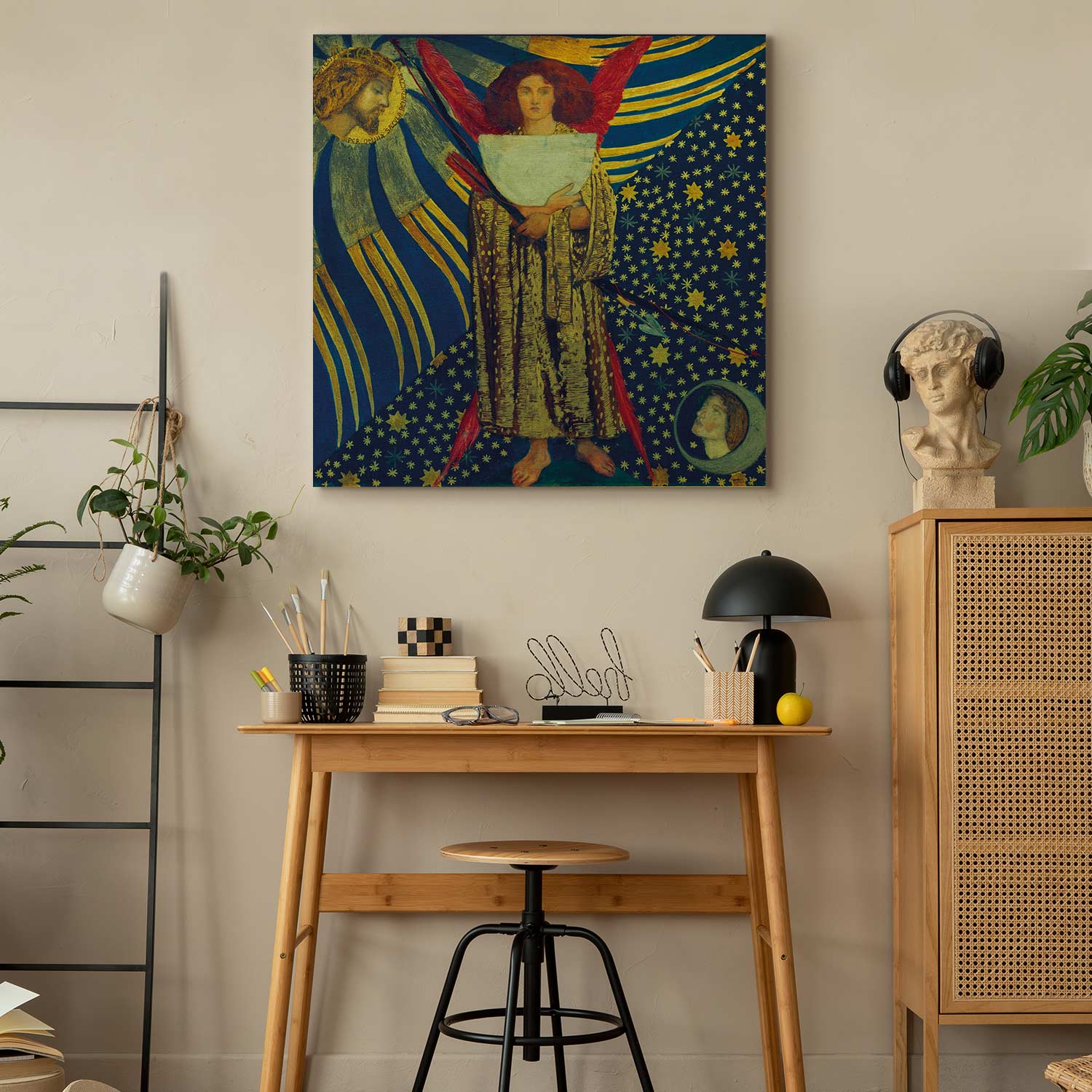 Rossetti Dantis Amor Classic Canvas Print