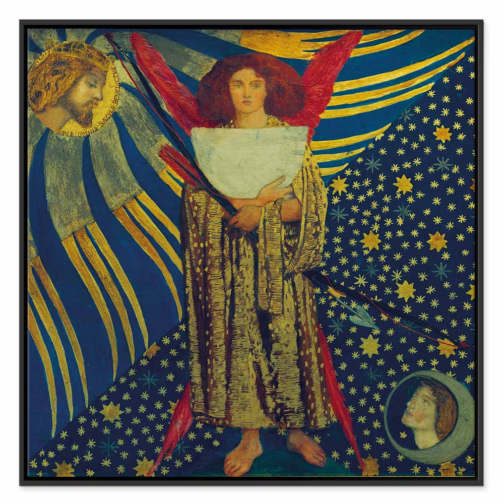 Rossetti Dantis Amor Classic Canvas Print