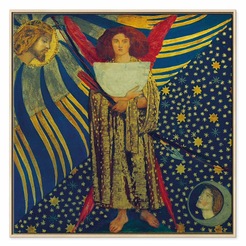 Rossetti Dantis Amor Classic Canvas Print