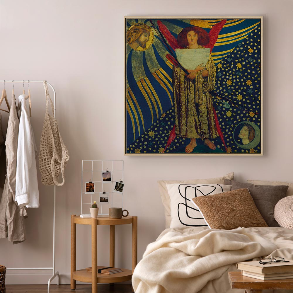 Rossetti Dantis Amor Classic Canvas Print