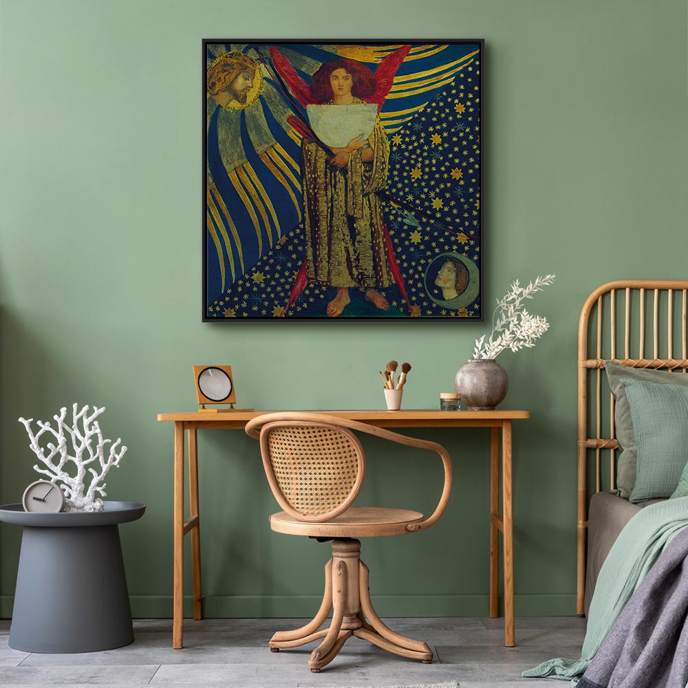 Rossetti Dantis Amor Classic Canvas Print