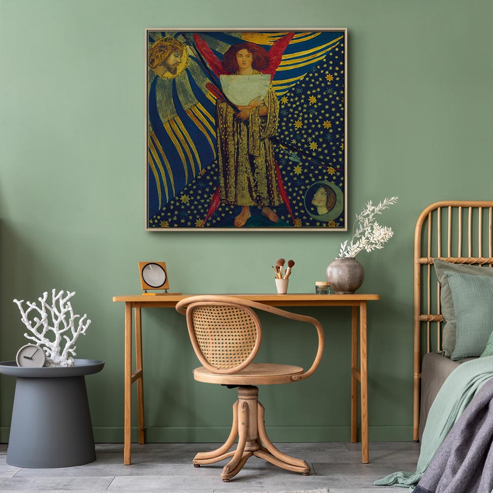 Rossetti Dantis Amor Classic Canvas Print