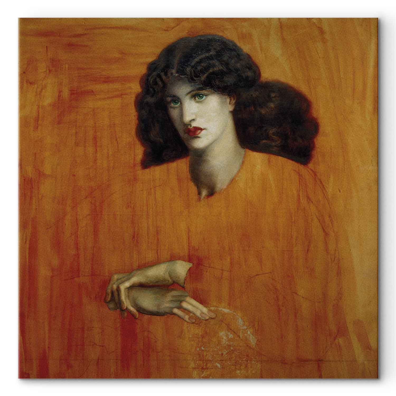 Pre-Raphaelite Portrait Classic Canvas Print